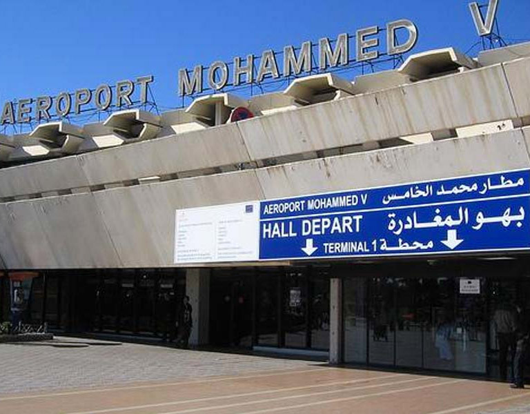 transfert aéroport Mohammed V casablanca taxi cmn