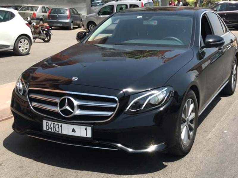 Luxury private driver Mercedes-Benz E-Class Fez Saïss airport transfer
